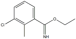 ethyl 3-chloro-2-methylbenzoimidate Struktur