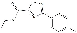 ethyl 3-p-tolyl-1,2,4-thiadiazole-5-carboxylate Struktur