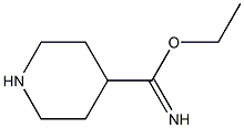 ethyl piperidine-4-imidate Struktur