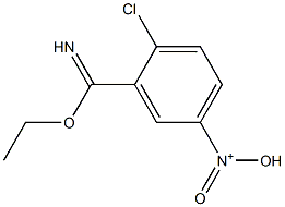 N-(4-chloro-3-(ethoxy(imino)methyl)phenyl)-N-oxohydroxylammonium Struktur