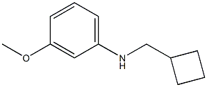 N-(cyclobutylmethyl)-3-methoxybenzenamine Struktur