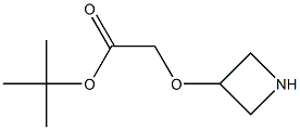 tert-butyl 2-(azetidin-3-yloxy)acetate Struktur