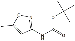 tert-butyl 5-methylisoxazol-3-ylcarbamate Struktur