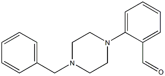 2-(4-Benzyl-1-piperazinyl)benzaldehyde Struktur