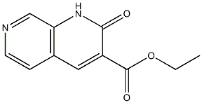 ethyl 2-oxo-1,2-dihydro-1,7-naphthyridine-3-carboxylate Struktur