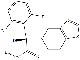 Clopidogrel-D3 Struktur