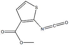 Methyl 2-isocyanatothiophene-3-carboxylate Struktur