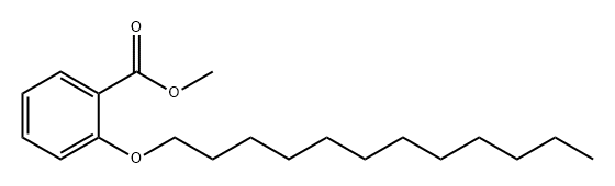 Methyl 2-n-dodecyloxybenzoate Struktur