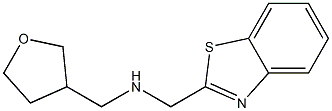 (1,3-benzothiazol-2-ylmethyl)(oxolan-3-ylmethyl)amine Struktur