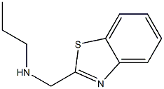 (1,3-benzothiazol-2-ylmethyl)(propyl)amine Struktur