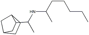 (1-{bicyclo[2.2.1]heptan-2-yl}ethyl)(heptan-2-yl)amine Struktur