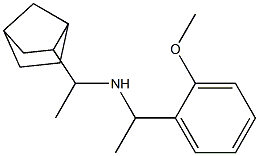 (1-{bicyclo[2.2.1]heptan-2-yl}ethyl)[1-(2-methoxyphenyl)ethyl]amine Struktur