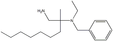 (1-amino-2-methylnonan-2-yl)(benzyl)ethylamine Struktur