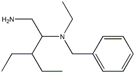 (1-amino-3-ethylpentan-2-yl)(benzyl)ethylamine Struktur