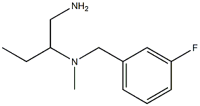 (1-aminobutan-2-yl)[(3-fluorophenyl)methyl]methylamine Struktur