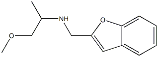 (1-benzofuran-2-ylmethyl)(1-methoxypropan-2-yl)amine Struktur