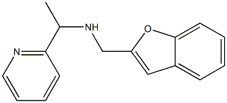 (1-benzofuran-2-ylmethyl)[1-(pyridin-2-yl)ethyl]amine Struktur