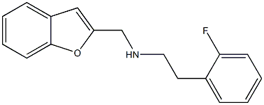 (1-benzofuran-2-ylmethyl)[2-(2-fluorophenyl)ethyl]amine Struktur