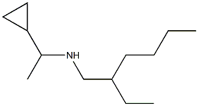 (1-cyclopropylethyl)(2-ethylhexyl)amine Struktur