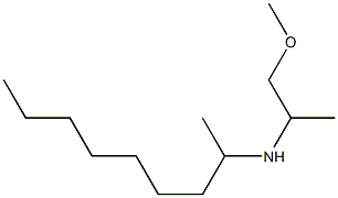 (1-methoxypropan-2-yl)(nonan-2-yl)amine Struktur