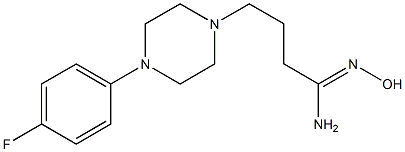 (1Z)-4-[4-(4-fluorophenyl)piperazin-1-yl]-N'-hydroxybutanimidamide Struktur