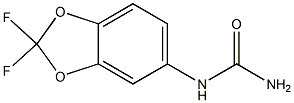 (2,2-difluoro-2H-1,3-benzodioxol-5-yl)urea Struktur