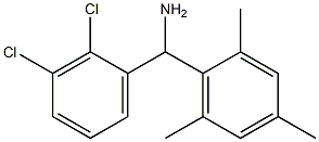 (2,3-dichlorophenyl)(2,4,6-trimethylphenyl)methanamine Struktur