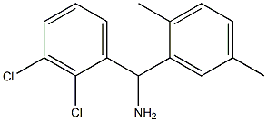 (2,3-dichlorophenyl)(2,5-dimethylphenyl)methanamine Struktur