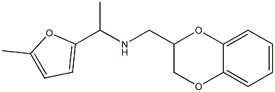 (2,3-dihydro-1,4-benzodioxin-2-ylmethyl)[1-(5-methylfuran-2-yl)ethyl]amine Struktur