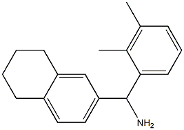 (2,3-dimethylphenyl)(5,6,7,8-tetrahydronaphthalen-2-yl)methanamine Struktur