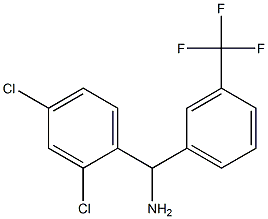 (2,4-dichlorophenyl)[3-(trifluoromethyl)phenyl]methanamine Struktur