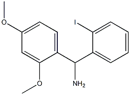 (2,4-dimethoxyphenyl)(2-iodophenyl)methanamine Struktur