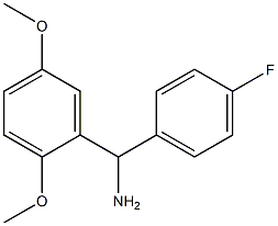 (2,5-dimethoxyphenyl)(4-fluorophenyl)methanamine Struktur