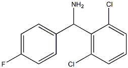 (2,6-dichlorophenyl)(4-fluorophenyl)methanamine Struktur