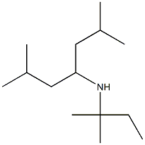 (2,6-dimethylheptan-4-yl)(2-methylbutan-2-yl)amine Struktur