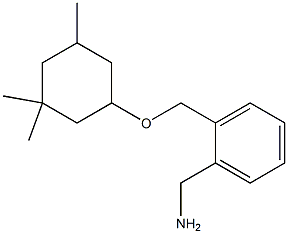 (2-{[(3,3,5-trimethylcyclohexyl)oxy]methyl}phenyl)methanamine Struktur