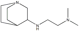 (2-{1-azabicyclo[2.2.2]octan-3-ylamino}ethyl)dimethylamine Struktur