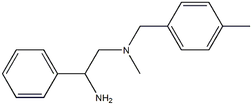 (2-amino-2-phenylethyl)(methyl)[(4-methylphenyl)methyl]amine Struktur