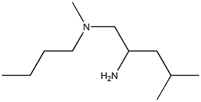 (2-amino-4-methylpentyl)(butyl)methylamine Struktur