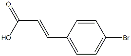 (2E)-3-(4-bromophenyl)prop-2-enoic acid Struktur