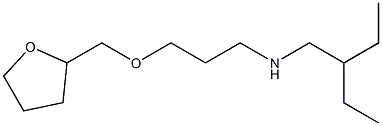 (2-ethylbutyl)[3-(oxolan-2-ylmethoxy)propyl]amine Struktur