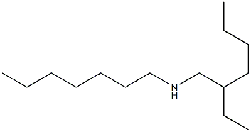 (2-ethylhexyl)(heptyl)amine Struktur