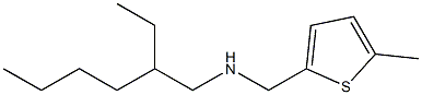 (2-ethylhexyl)[(5-methylthiophen-2-yl)methyl]amine Struktur