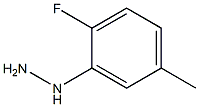 (2-fluoro-5-methylphenyl)hydrazine Struktur