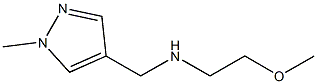 (2-methoxyethyl)[(1-methyl-1H-pyrazol-4-yl)methyl]amine Struktur