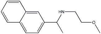 (2-methoxyethyl)[1-(naphthalen-2-yl)ethyl]amine Struktur