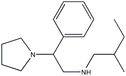 (2-methylbutyl)[2-phenyl-2-(pyrrolidin-1-yl)ethyl]amine Struktur