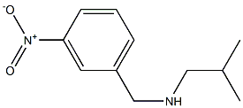 (2-methylpropyl)[(3-nitrophenyl)methyl]amine Struktur