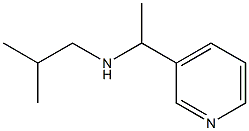 (2-methylpropyl)[1-(pyridin-3-yl)ethyl]amine Struktur