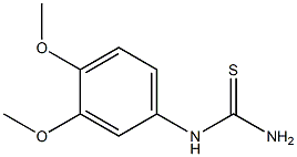 (3,4-dimethoxyphenyl)thiourea Struktur